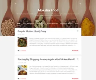 Mokshafood.com(Moksha Food) Screenshot