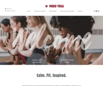 Mokshayoga.ca(Modo Yoga welcomes beginners and experienced students. Modo Yoga) Screenshot
