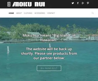 Mokunui.biz(Moku Nui Clothing) Screenshot