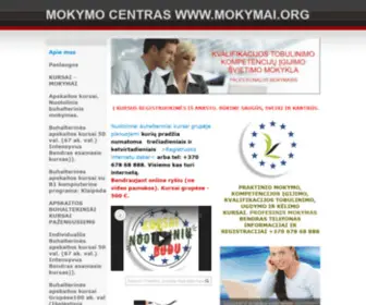 Mokymai.org(Informacinės visuomenės mokymasis) Screenshot