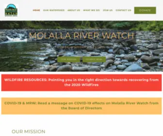 Molallariverwatch.org(FOR FISH) Screenshot