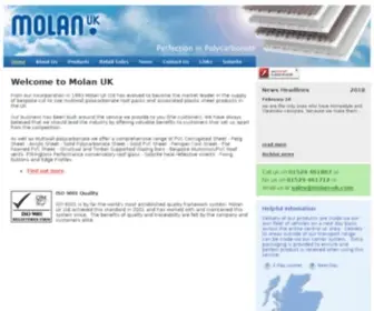 Molan-UK.com(Polycarbonate Sheets) Screenshot