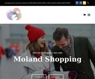 Molandshopping.com(Moland Shopping con sede in vicolo Simons a Santa Maria Maggiore in provincia di Verbano) Screenshot