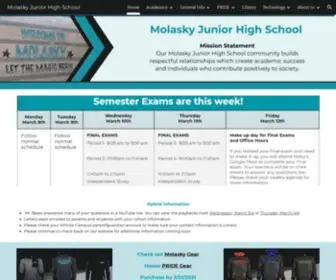 Molasky.org(Molasky Junior High School) Screenshot