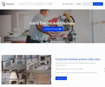 Moldavin.com(Anunturi gratuite pentru profesionisti si meșteri în toata Moldova. Gasiti Meseriasi) Screenshot