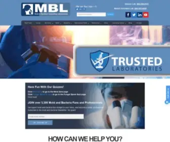 Moldbacteria.com(Bacteria & Mold Testing Laboratory in Toronto & Vancouver) Screenshot