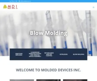 Moldeddevices.com(Medical Balloon Manufacturer) Screenshot