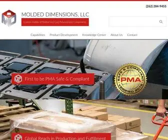 Moldeddimensions.com(Molded Dimensions Group) Screenshot