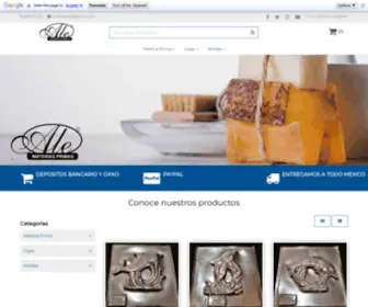 Moldesale.com.mx(Moldes Ale) Screenshot