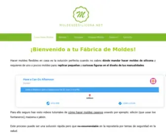 Moldesdesilicona.net(Fabrica de Moldes de Silicona) Screenshot