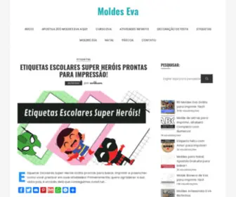 Moldeseva.com.br(Moldes Eva) Screenshot