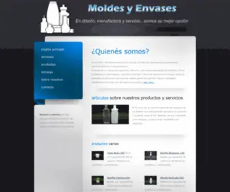 Moldesyenvases.com.mx(Moldes y Envases) Screenshot