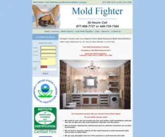 Moldfighter.com(Orange County Mold Removal Black Mold Mildew Clean up Mold Inspection) Screenshot