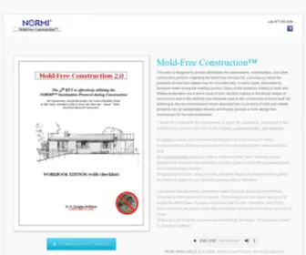 Moldfreeconstruction.com(This book) Screenshot