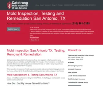 Moldinspectionsanantonio.net(Mold Inspection San Antonio TX) Screenshot