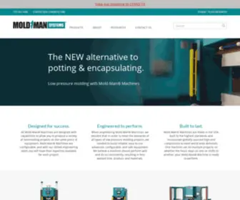 Moldmansystems.com(Low Pressure Injection Molding) Screenshot