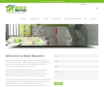 Moldmastersinc.com(Mold Inspection & Removal Los Angeles) Screenshot