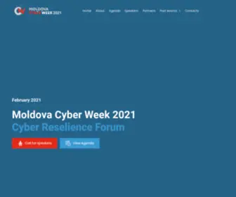 Moldovacyberweek.md(Moldova Cyber Week 2021) Screenshot