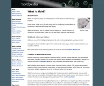 Moldpedia.com(Information on what mold) Screenshot