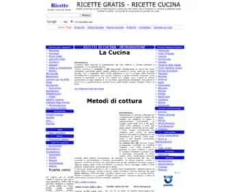 Moldrek.com(Ricette di cucina italiane e regionali tutte gratis) Screenshot