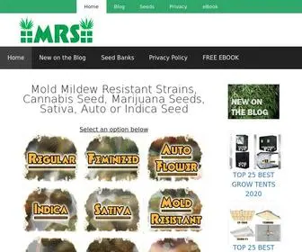 Moldresistantstrains.com(Mold Resistant Strains) Screenshot