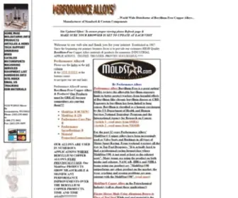 Moldstar.com(Performance Alloys & Services Inc) Screenshot