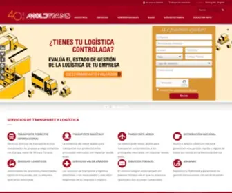 Moldtrans.com(Empresa de Transporte Internacional y Logística) Screenshot
