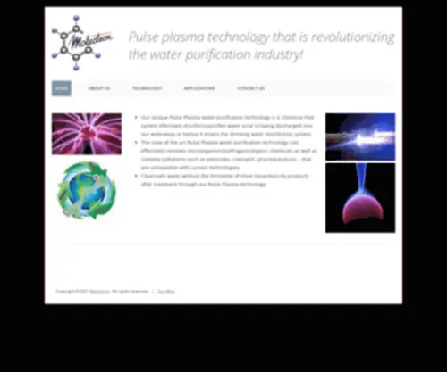 Molectron.us(Pulse plasma technology that is revolutionizing the water purification industry) Screenshot