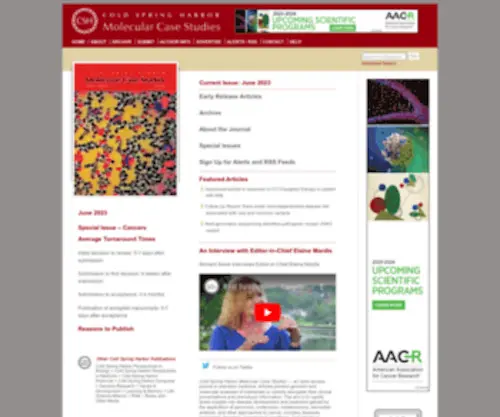 Molecularcasestudies.org(Molecular Case Studies) Screenshot