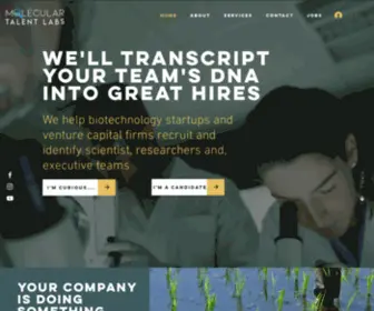 Moleculartalentlabs.com(Molecular Talent Labs) Screenshot