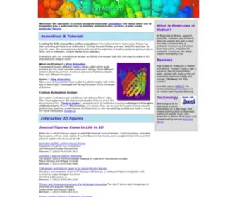 Moleculesinmotion.com(Molecules in Motion) Screenshot
