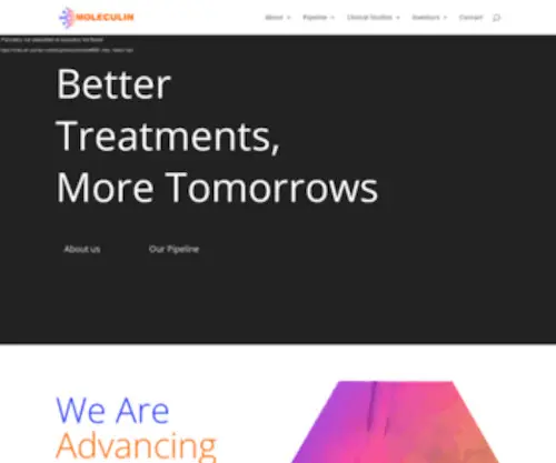 Moleculin.com(Moleculin Biotech) Screenshot
