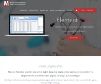 Molekulyazilim.com(Molekül Teknoloji Ürünleri) Screenshot