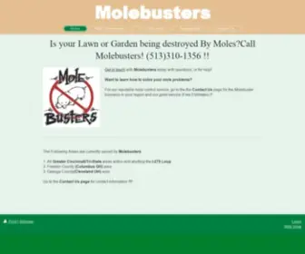 Moletrapper.com(Molebusters®) Screenshot