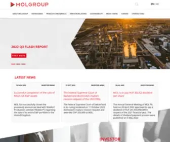 Molgroup.info(MOL Group) Screenshot