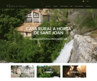 Molidesotorres.com(Casa Rural a Horta de Sant Joan) Screenshot