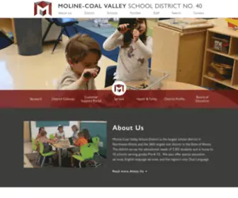 Molineschools.org(Moline-Coal Valley School District No) Screenshot