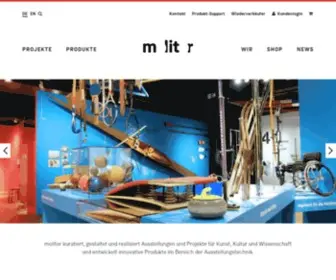 Molitor-Berlin.de(Ausstellungen, Projekte, Produkte) Screenshot