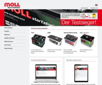 Moll-Batterien.de(Moll Batterien) Screenshot