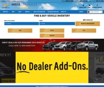 Mollechevrolet.com(Molle Chevrolet) Screenshot