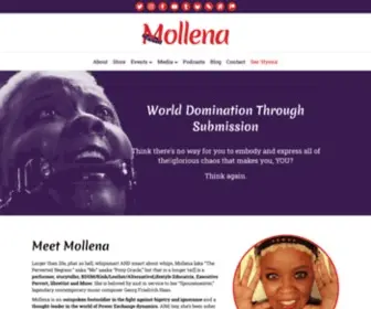 Mollena.com(World Domination Through Submission) Screenshot