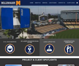 Mollenhauergroup.com(Providing professional and quality expertise in Survey & Mapping) Screenshot