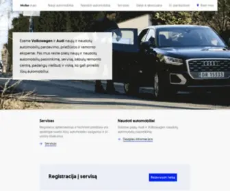 Mollerauto.lt(Forside Lithuania) Screenshot