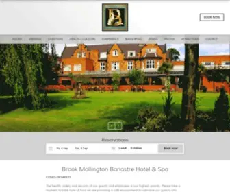 Mollingtonbanastrehotel.co.uk(Brook Mollington Banastre Hotel) Screenshot