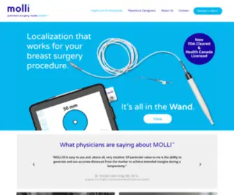 Mollisurgical.com(Precision surgery made simpler) Screenshot