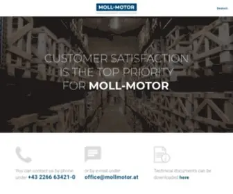 Mollmotor.at(DIE MECHATRONISCHE ANTRIEBSTECHNIK) Screenshot