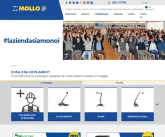 Mollofratelli.com(Noleggio con e senza operatore) Screenshot