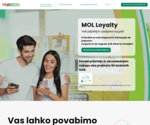 Molloyalty.si(Customer Loyalty SLO) Screenshot