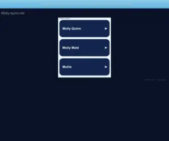 Molly-Quinn.net(Molly Quinn Web) Screenshot