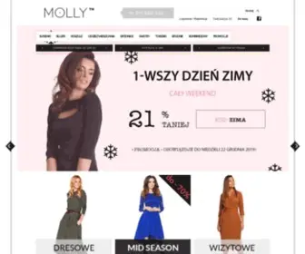 Molly.pl(Sklep internetowy z odzieżą damską) Screenshot